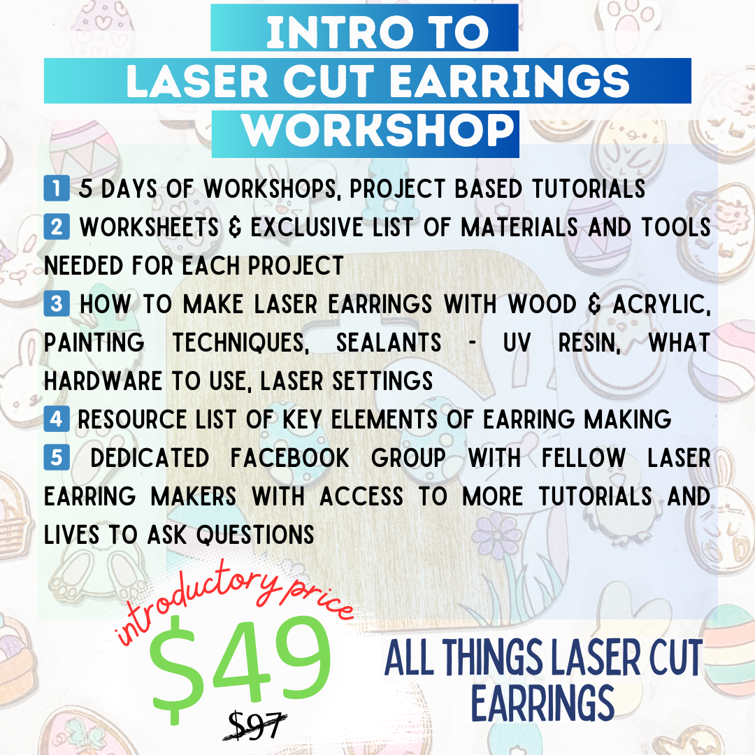 INTRODUCTION TO LASER CUT EARRINGS