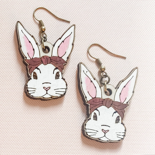Retro Bunny Earrings
