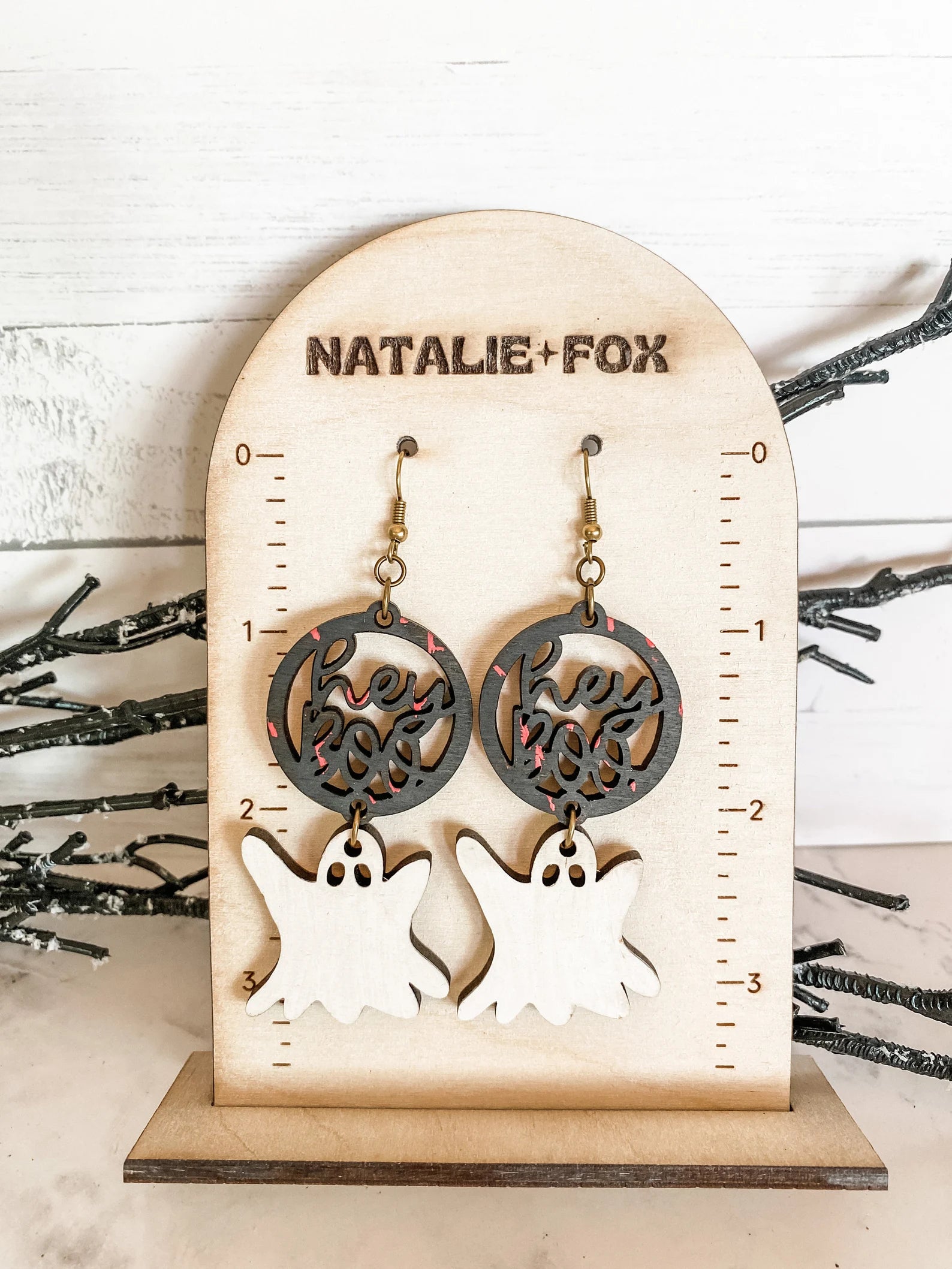 Boo Ghost Dangle Earrings